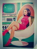 Új Star Trek stílusú retró képes levelezőlap (356)