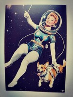 Új Star Trek stílusú retró képes levelezőlap (476)