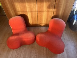 Ikonikus Design Ritkaság: Gianni Pareschi stílusú “Antropomorf” lounge fotelpár