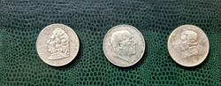 Osztrák EZÜST EMLÉKÉRMÉK 3 db.  1932-1936