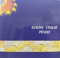 Európa utolsó pénzei , UNC , BU . 29 Európai ország forgalmi sora .  F2026