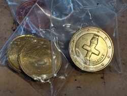 Görög Cyprus Ciprus  euro sor , UNC  2008 . 3euro 88cent . F2026