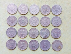 Hungary 20 different coins 1 forint 1949-1989