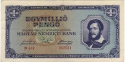 Egymillió 1000000 pengő 1945 3.