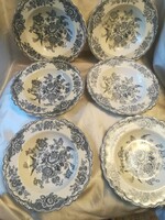 Crown Ducal fajansz mély tányér