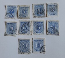 1934 Kékportó pecsételt teljes sor