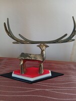Art Deco fémmunka szarvas
