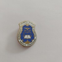 LENGYEL GYULA KERESKEDELMI TAGOZATÚ KÖZGAZDASÁGI TECHNIKUM  kitűző, iskolai jelvény - Rákosi tűs