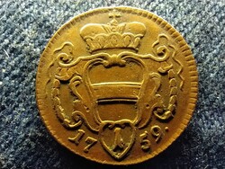 Ausztria Mária Terézia 1 Pfenning 1759