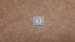 1915 Pirosszámú Zöld portó 10 f ** Kat: 100 Ft