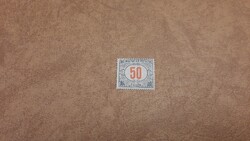 1915 Pirosszámú zöld portó 50 f **  Kat: 140 Ft