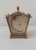 Vintage réz asztali barométer