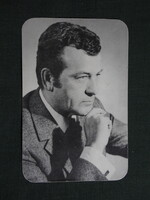 Kártyanaptár,Veszprém,MOKÉP,mozi,Somogyvári Rudolf színész, 1977   (licites)