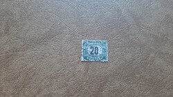 Pecsételt bélyeg 1920 Magyar Posta 20 f  Kat: 100 Ft