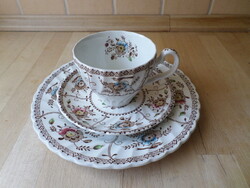English Johnson Bros Indies Porcelain 3 Piece Cup Set