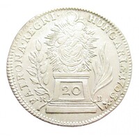 Magyarország,Mária Terézia 20 krajcár 1763 KB EF+ ezüst 6.68g583