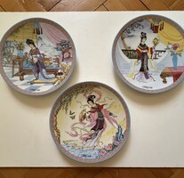 Original Bradex porcelain plates (English ceramics) - set of 3