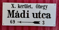 UTCATÁBLA - KŐBÁNYA, MÁDI UTCA 3-69.