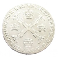 Belgium,Mária Terézia 1 koronatallér 1765 - Osztrák-Németalföld EF+ ezüst 29.44g873