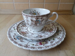 English Johnson Bros Indies Porcelain 3 Piece Cup Set