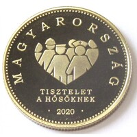 Magyarország,20 forint 2020 PP - Tisztelet a Hősöknek UNC ötvözet
