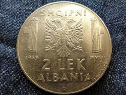Albánia III. Viktor Emánuel 2 Lek 1939 R