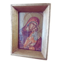 Kisméretű ikon aranyszínű keretben M01566