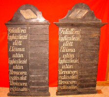 CURIO! ANTIQUE CHURCH PSALM SONG PUZZLE BOARDS