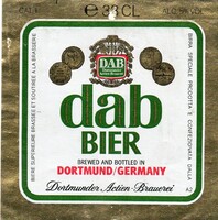 Sör címke: DAB, Német sör.