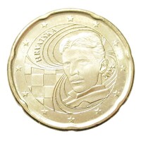 Horvátország,20 eurocent 2023 aUNC+ ötvözet