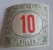 1915/1922 Kisegítő portó 10 fillér