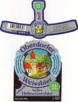 Sör címke: Oberdorfer sör.
