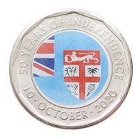 Fiji,50 cents 2020 - Függetlenség aUNC+ vas