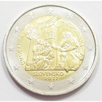 Szlovákia,2 euro 2017 - Istropolitana Egyetem aUNC+ ötvözet