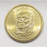 USA,1 dollar 2008 D - John Quincy Adams aUNC+ ötvözet
