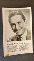 1943 SZILASSY LÁSZLÓ SZINÉSZ MOZI SZTÁR FÉNYKÉP FOTÓ GYÜJTŐI KÉPESLAP Charmeur - sármőr