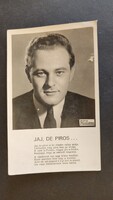 1943 PATAKY JENŐ SZINÉSZ MOZI SZTÁR FÉNYKÉP FOTÓ GYÜJTŐI KÉPESLAP Charmeur - sármőr