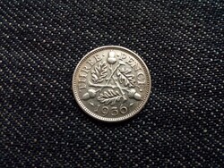 Anglia V. György .500 ezüst 3 Pence 1936