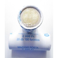 Magyarország,100 forint 2022 - Pénzmúzeum - MAGYAR POSTA rolni  ötvözet