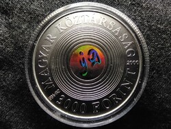 Hologrammos ritkaság: Gábor Dénes .925 ezüst 3000 Forint 2000 BP BU