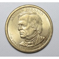 USA,1 dollar 2011 D - Andrew Johnson aUNC+ ötvözet