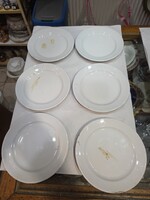 Régi porcelán süteményes készlet