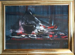 Kapcsa János (1940 - 2011) : Csendélet