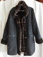 Lambskin fur coat Italian handmade product