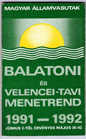 MÁV menetrendje, szolgálati példány.