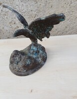 Vintage bronz sas turul madár