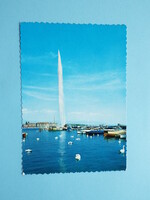 Postcard (35) - Switzerland - Geneva - Le Jet D'Eau Fountain 1960s