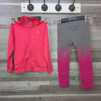 Decathlon, Lupilu kislány melegítőfelső és leggings szett, 4 év