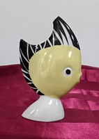 Retro Drasche porcelán art deco stílusú hal, sérült