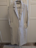MONKI női L-XL-es nyári kabát. len anyagú, hosszú nyári kabát